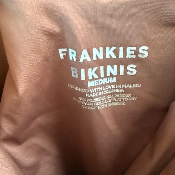 Frankies Bikinis Kylee Terry Cloth One Piece M - Picture 9 of 10